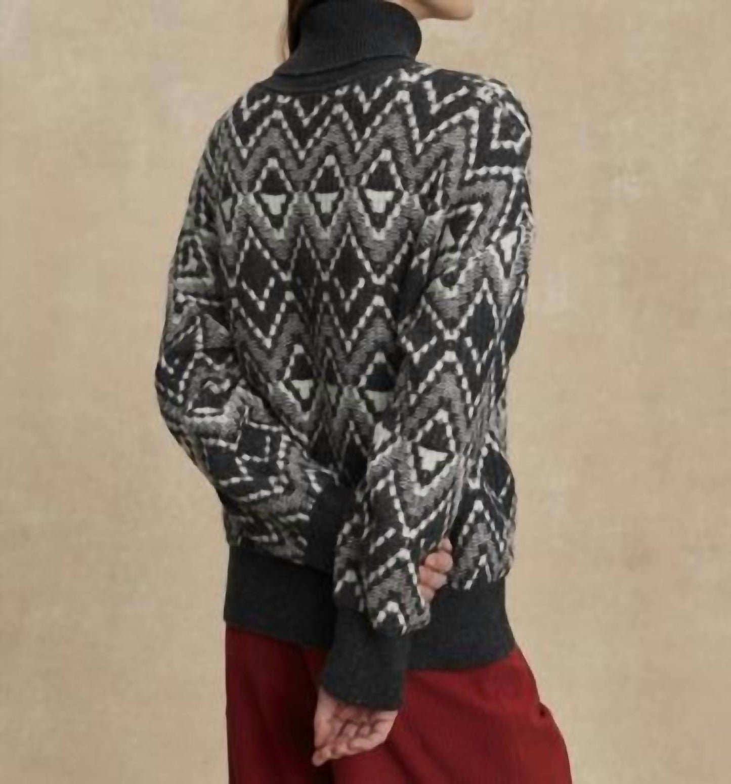 Varley - Ida Relaxed Fairisle Rollneck Sweater