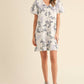 &Merci - Floral Bubble Sleeve Dress