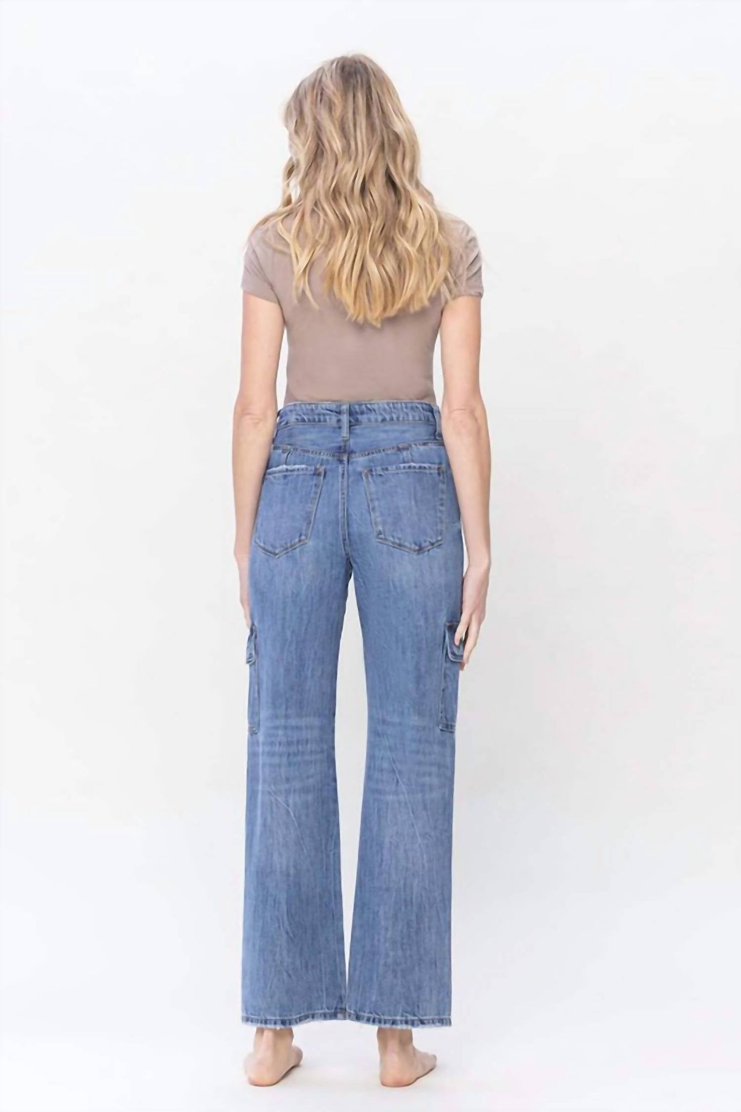 Vervet By Flying Monkey - High Rise Dad Cargo Jeans