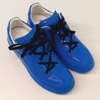 Maison Margiela - Unisex Patent Leather "the Replica" Low-top Sneakers