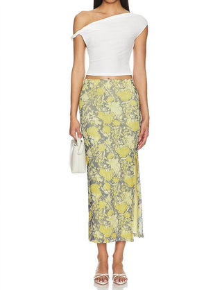 Free People - ROSALIE MESH MIDI SKIRT