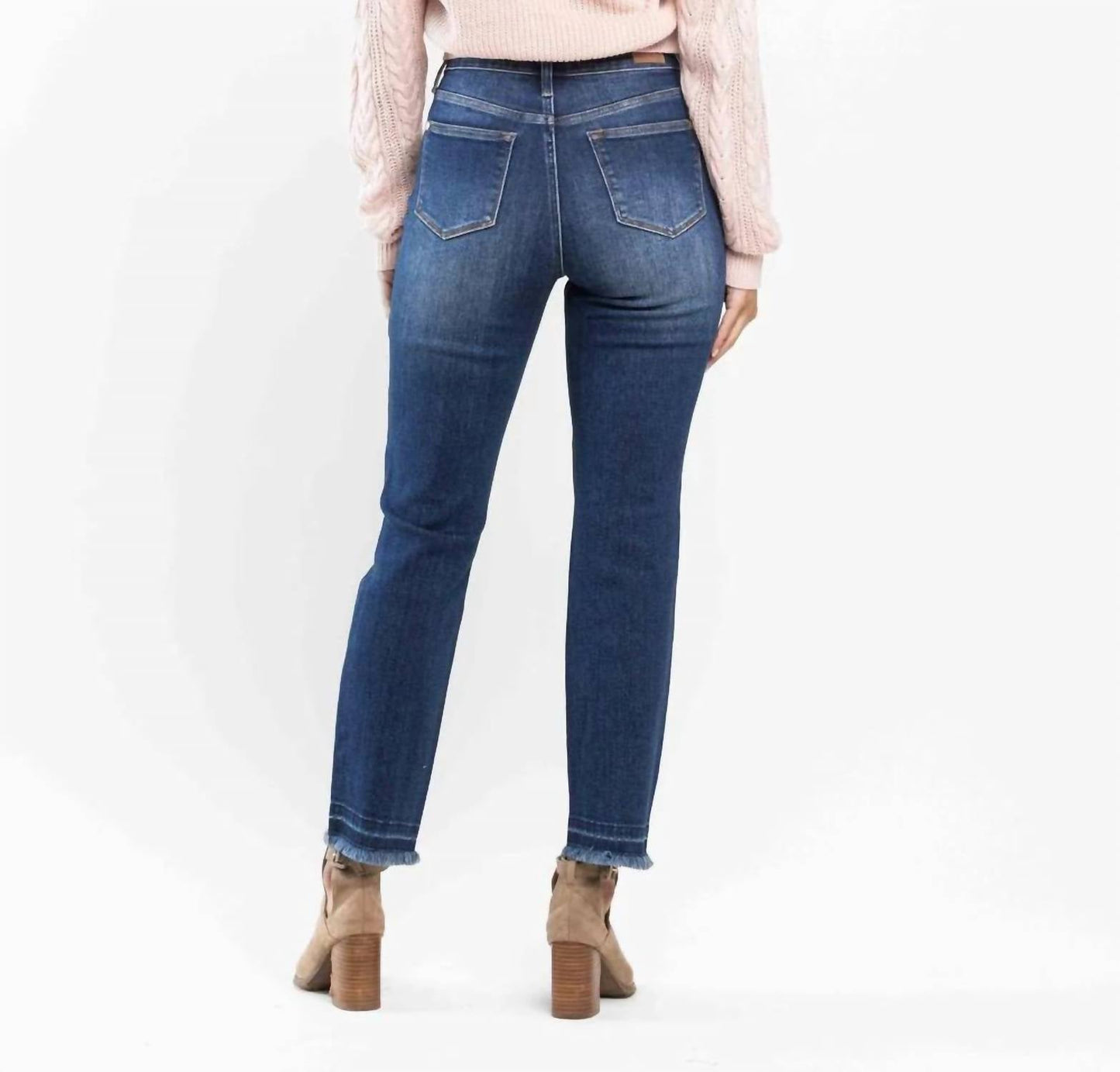 Judy Blue - High Waist Released Hem Slim Jeans
