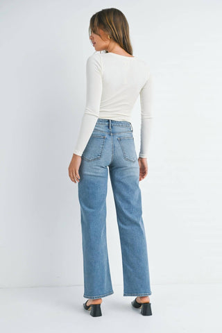 Jbd. - High Rise Straight Leg Jeans