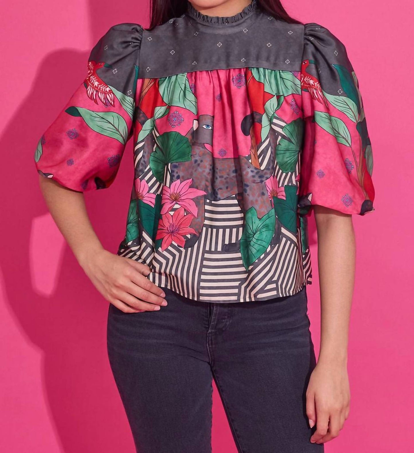 Alden Adair - Mel Mock Neck Top