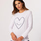 French Kyss - Heart Scoop Neck Top
