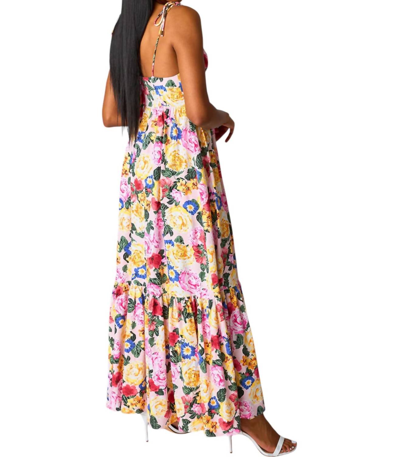 Buddylove - Soleil Monet Tie Shoulder Maxi Dress
