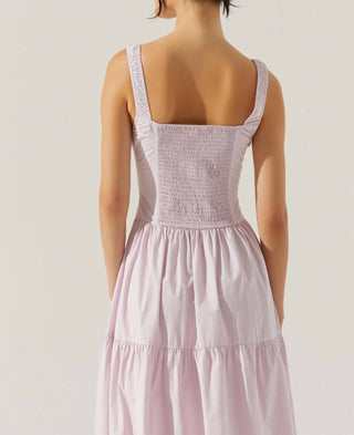 Astr - Temperance Tiered Milkmaid Maxi Dress