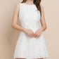 Pretty Follies - Textured Floral Back Detail Dress