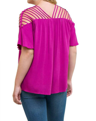 Entro - Bohemian Strappy Top - Plus