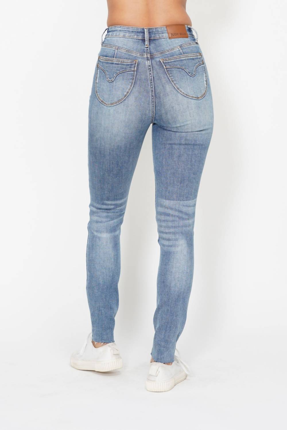 Judy Blue - High Waist Tummy Control Shield Pocket Skinny Jeans
