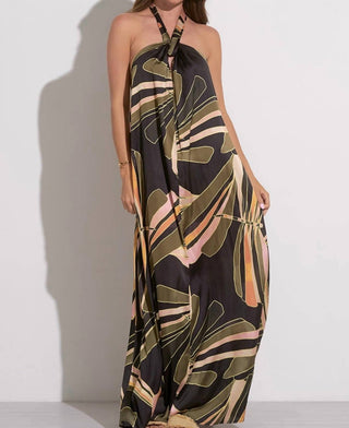 Elan - Veronica Halter Maxi Dress