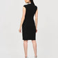 Joseph Ribkoff - Embellished Choker Collar Sheath Dress