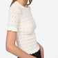 Sea - Rue Fine Knit Short Sleeve Sweater