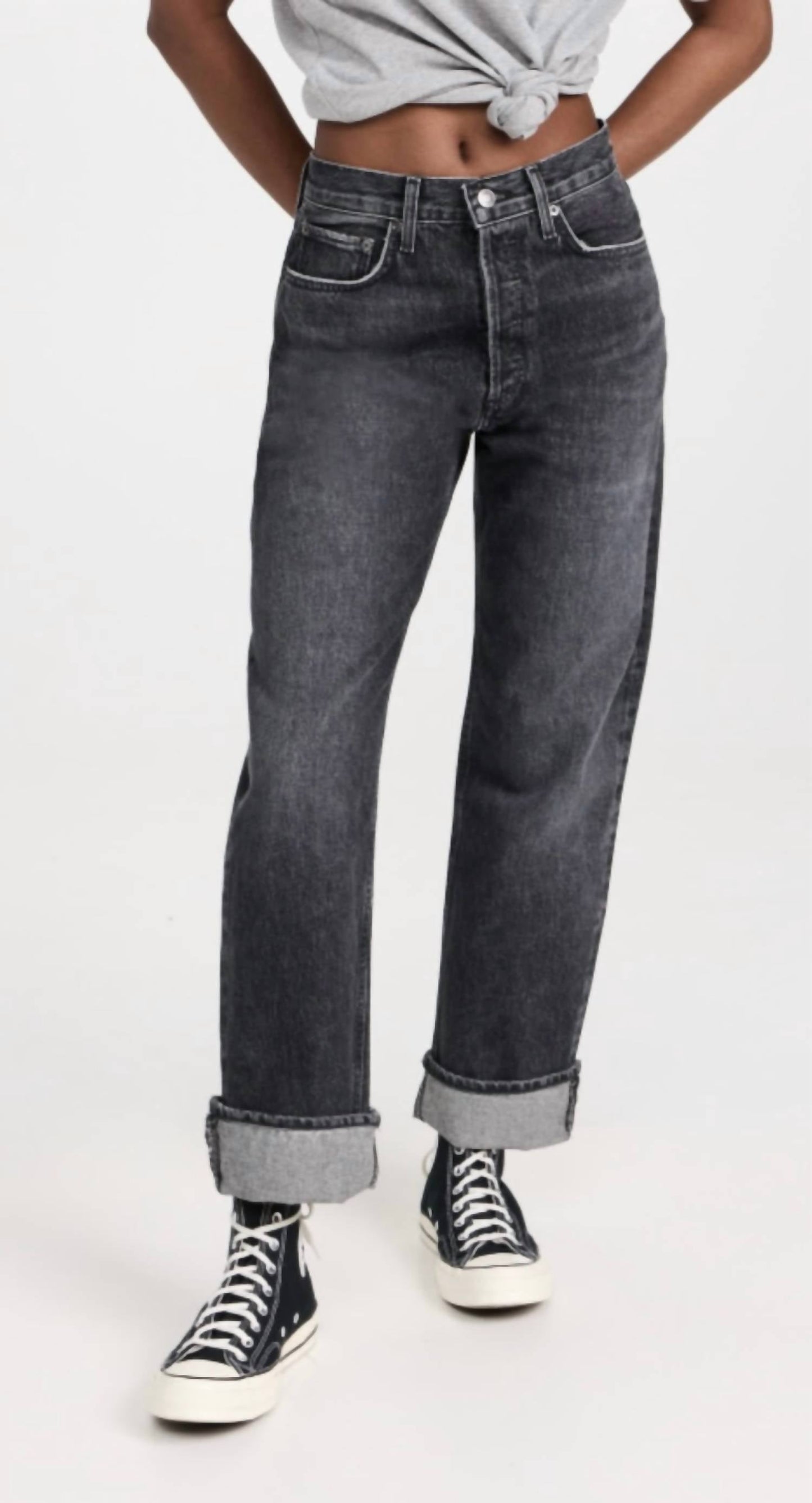 Agolde - Fran Low Hung Straight Jean