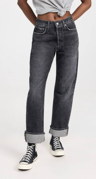 Agolde - Fran Low Hung Straight Jean