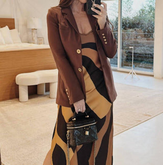 Care Tucker - Lennon Zipslip - Dress Desert Swirling Wind