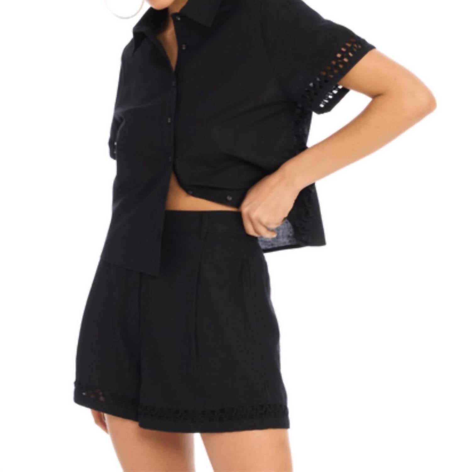 Allison New York - Elise Linen Shorts