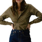 Cissa - Fitted Paper Cotton Solids Shirt