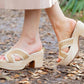 Chocolat Blu - Women's Gen Raffia Sandal
