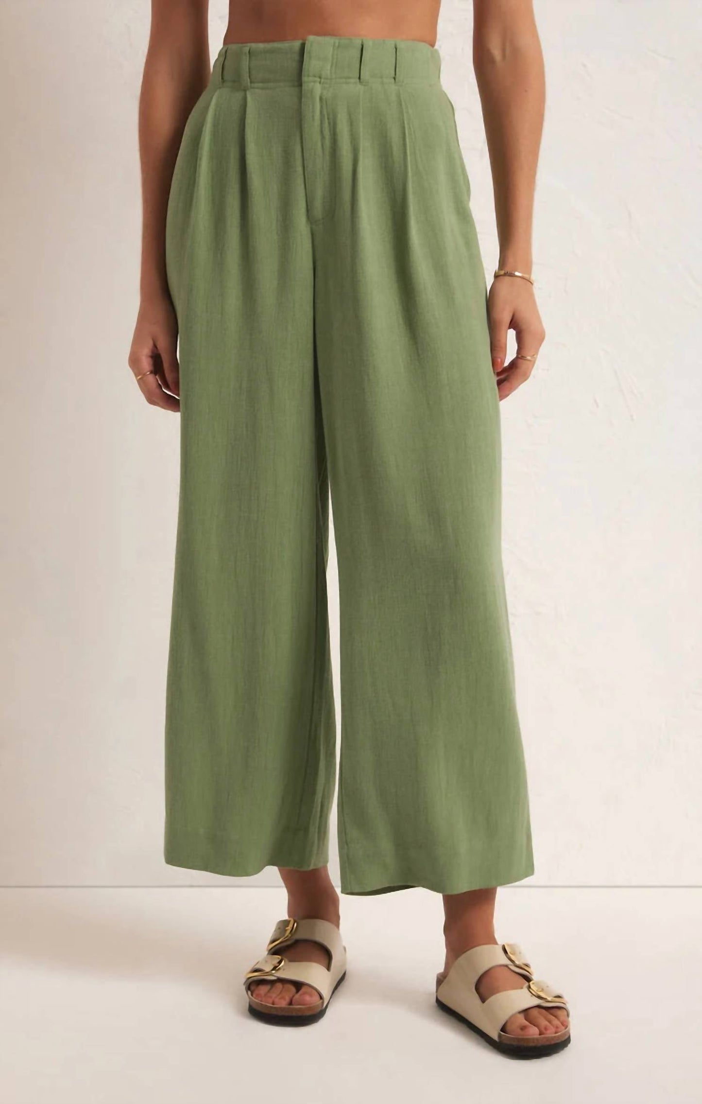 Z Supply - Farrah High Rise Wide Leg Pants