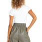 Steve Madden - Kokomo Leather Bermuda Short