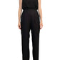 Adrianna Papell - Scalloped V-neck Sleeveless Jumpsuit