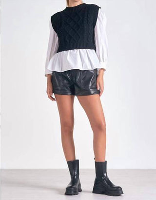 Elan - Layered Sweater Vest