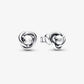 Pandora - Women's April Birthstone Eternity Circle Stud Earrings