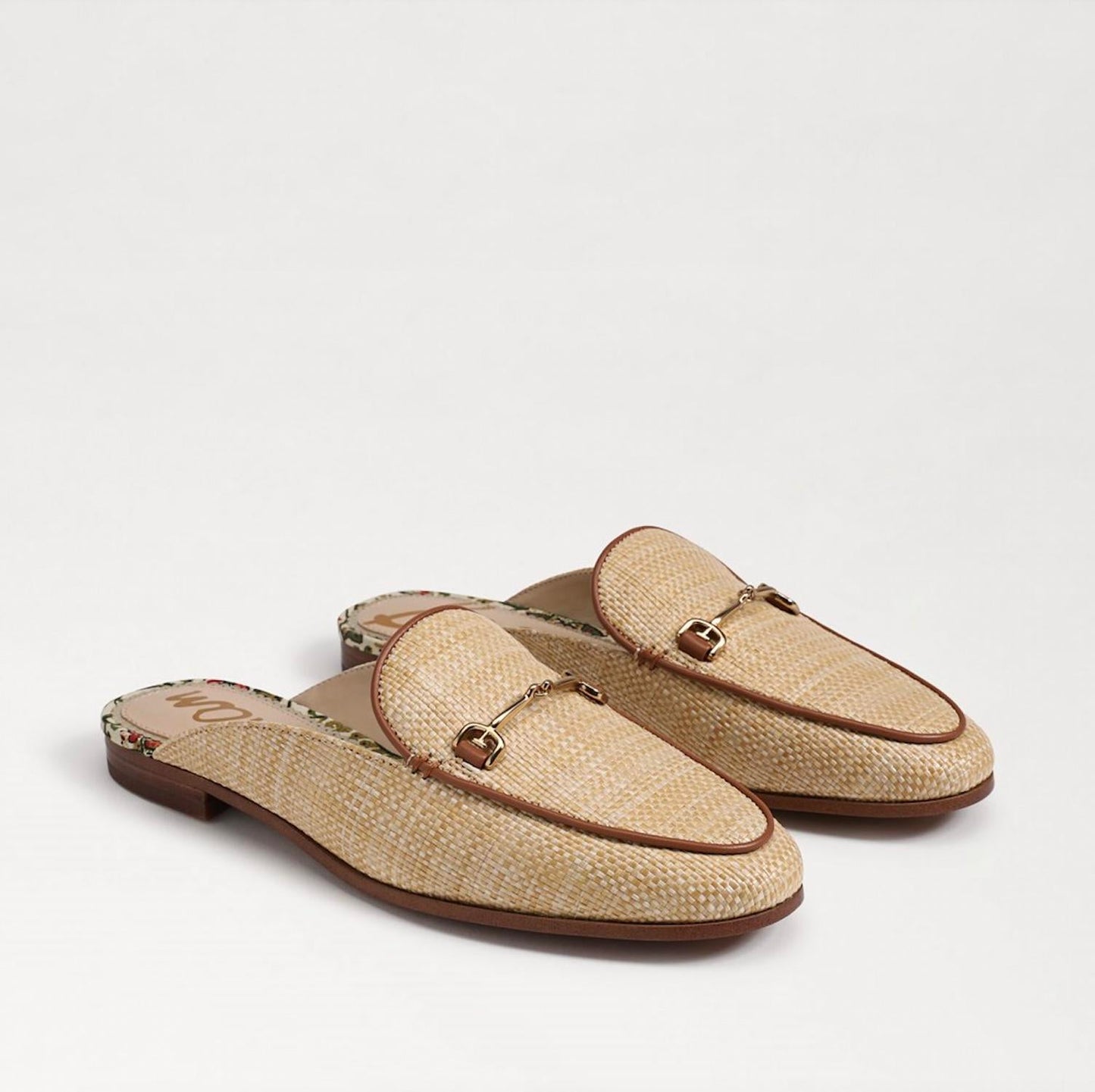 Sam Edelman - Women's Linnie Woven Slip On Rounded Toe Fashion Mules
