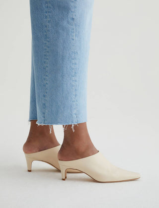 Ag Jeans - Hattie Cotton Raw-edge Wide-leg Crop Jeans