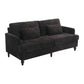 Mid Century Modern Fabric Loveseat Sofa, 2 Seat Upholstered Couch