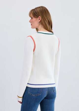 Fdj - Tipping Cotton Cardigan