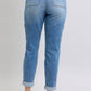 Judy Blue - High Rise Cuffed Cargo Denim Jogger