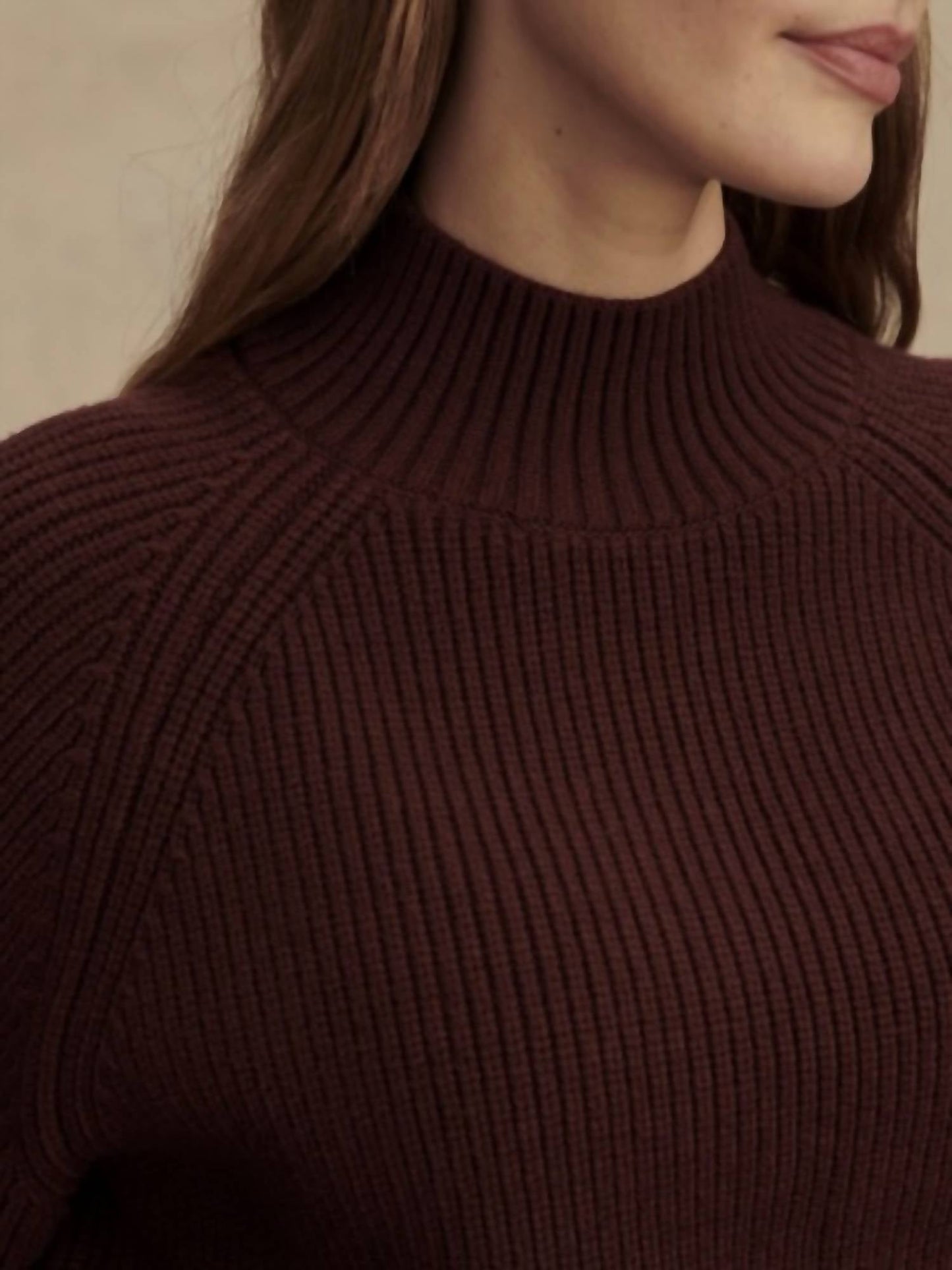 Varley - Martina High Neck Rib Knit Sweater