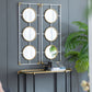 3 Mirror Piece Wall Mirror in Rectangular Frame