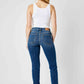 Judy Blue - Mid Rise Destroy Slim Jeans