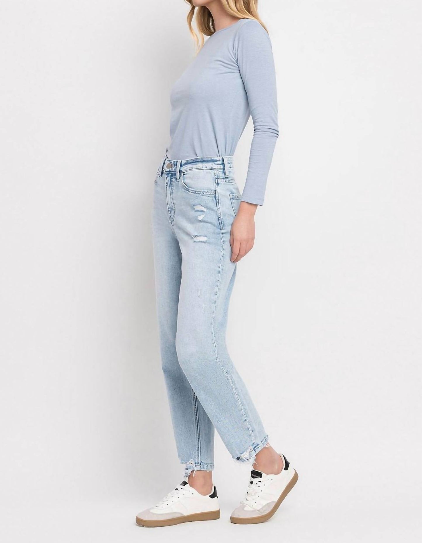 Flying Monkey - Super High Rise Barrel Leg Jeans