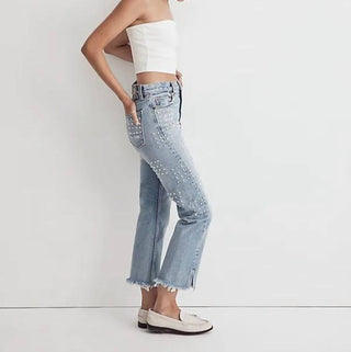 B Sides - Stowe Jean With Hand Embroidery