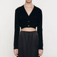 Enza Costa - Cropped V-neck Cardigan