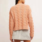 Free People - Washed Cable Sweater