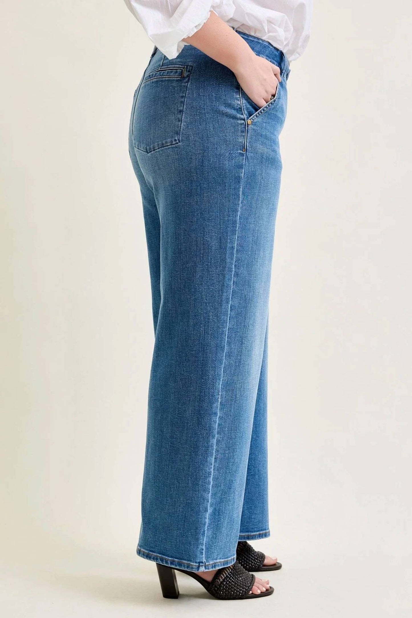 Judy Blue - High Waist Trouser Column Jeans