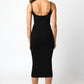 Olivaceous - Lana Fitted Midi Dress