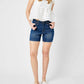Judy Blue - High Waist Elastic Waist Mid Length Shorts