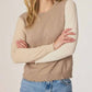J. Society - Colorblock Crew Neck Sweater