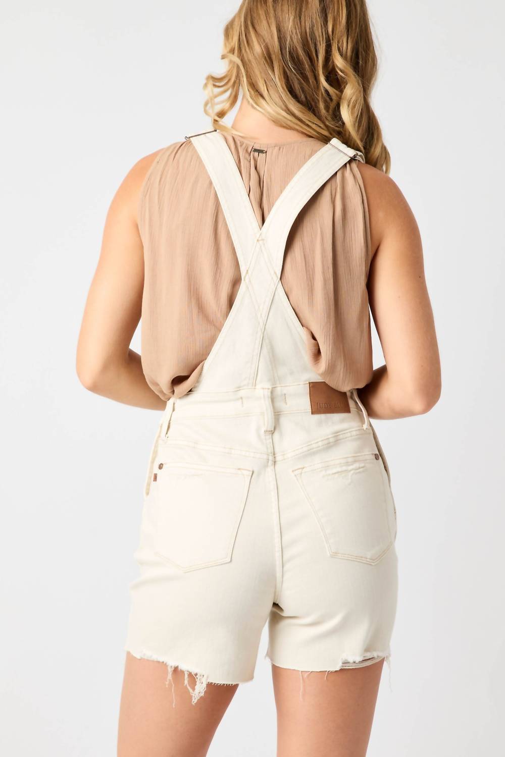 Judy Blue - High Rise Garment Dyed Cutoff Shortalls