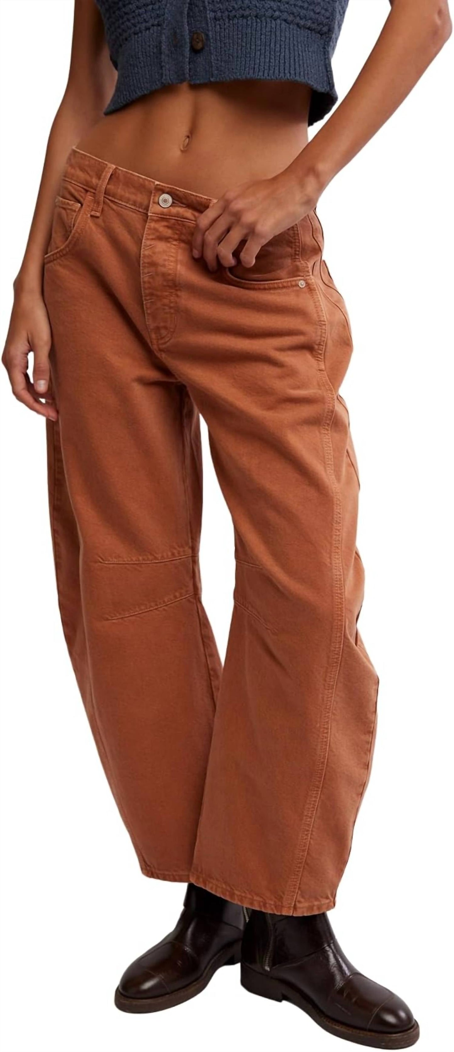 Free People - Good Luck Barrel Jeans