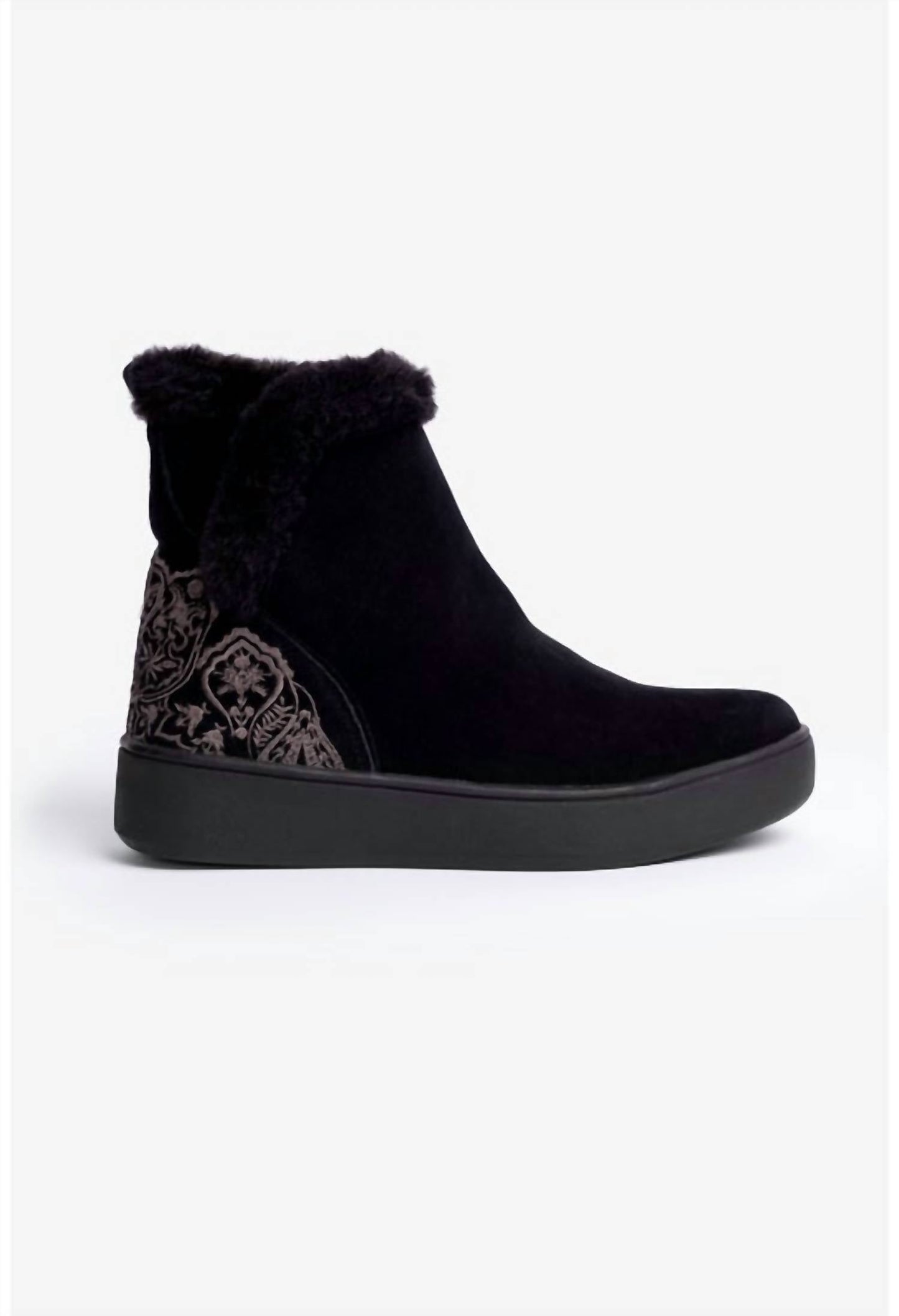 Johnny Was - GRADI EMBROIDERED SLIP ON BOOTIE