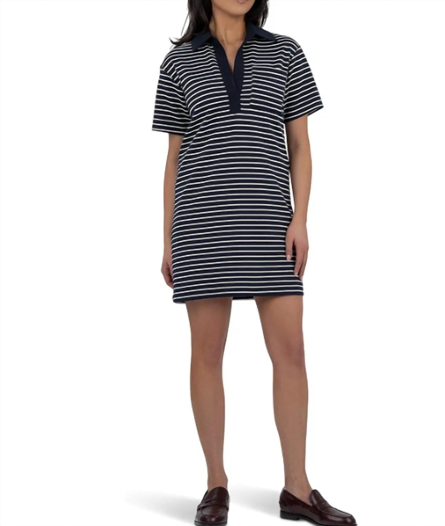 Kut From The Kloth - Daphne Short Sleeve Stripe Dress