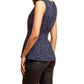 Eva Franco - Metallic Peplum Top