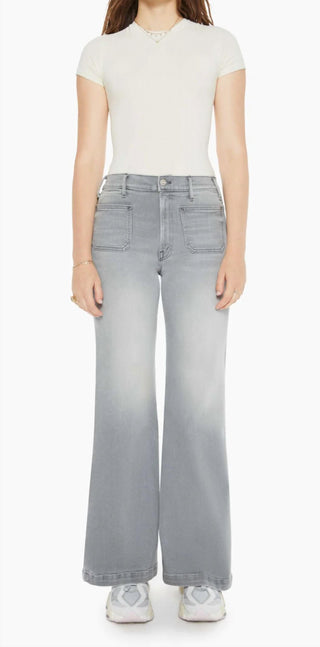 Mother - Hustler Roller Patch Pocket Wide Leg Pants